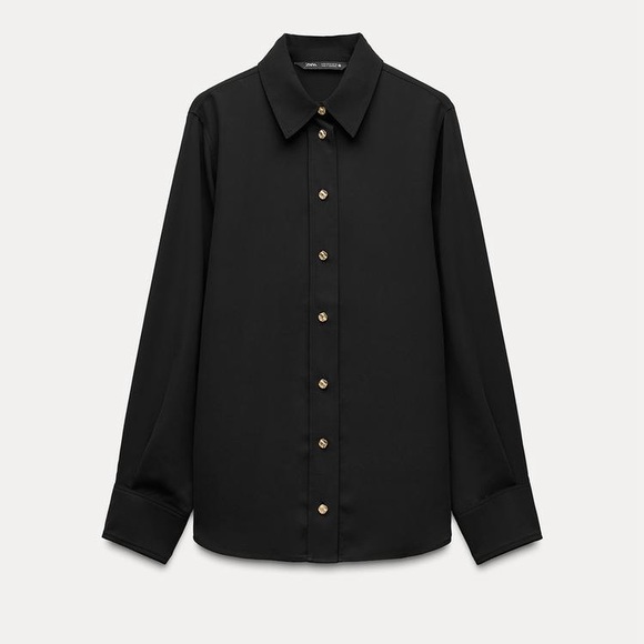 Zara Satin like new blouse - Picture 1 of 6